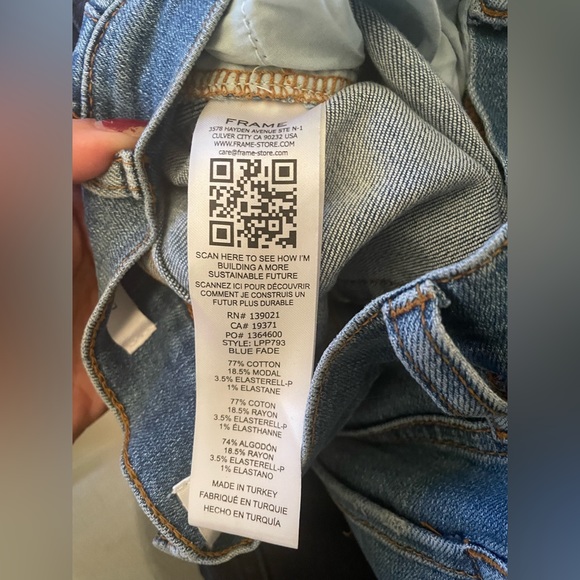 FRAME Le Palazzo フレアワイドデニムパンツ size25 お得な情報満載